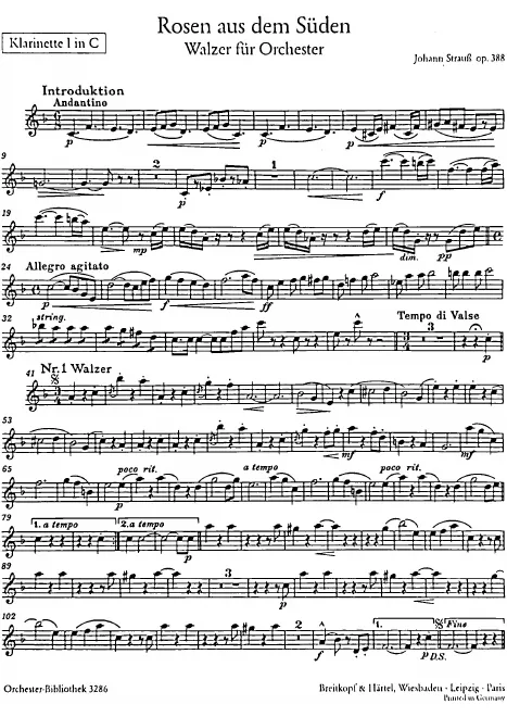 Clarinet 1/2 (C)
