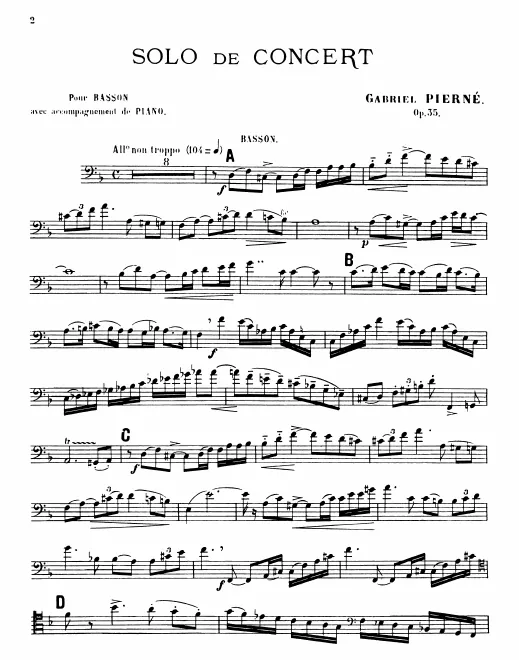 Complete Score and Bassoon Part