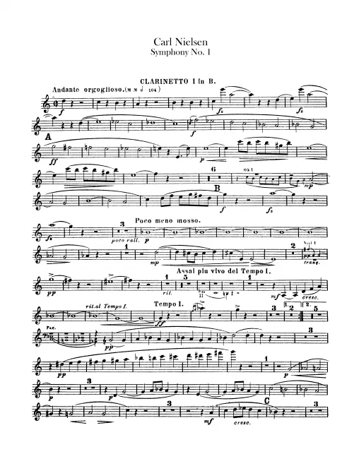 Clarinet 1, 2 (B♭)