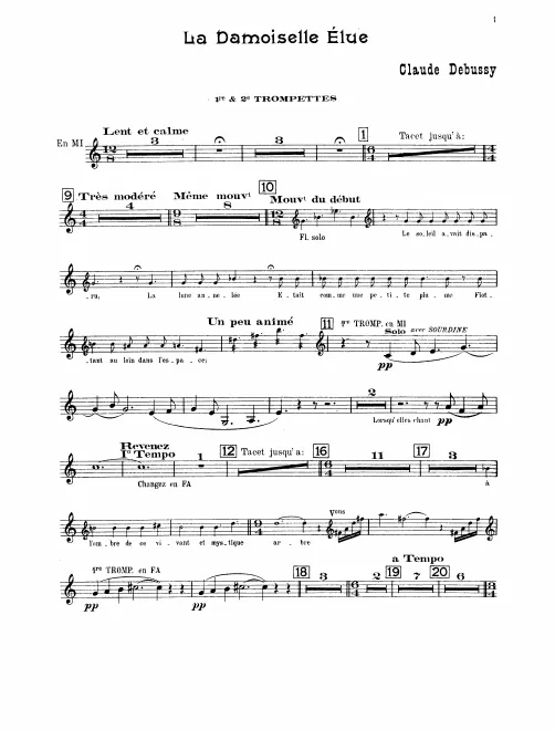Trumpet 1/2, 3