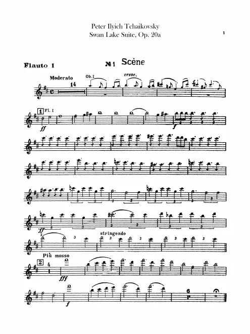 Flute 1, 2