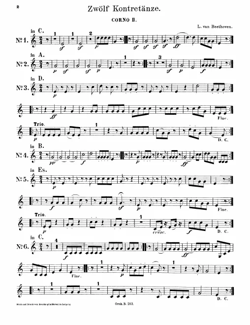 Horn 2 (G, E, D, C, B, A)
