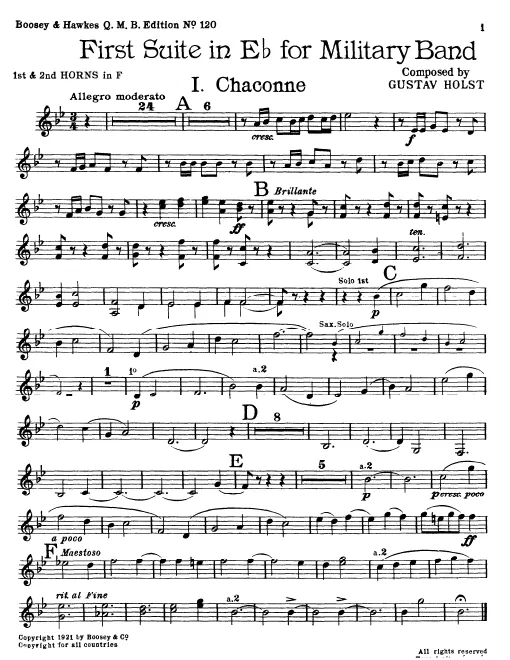 Horn 1/2, 3/4 (F, alternate)