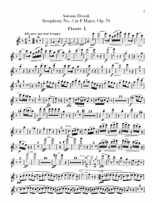 Flute 1, 2