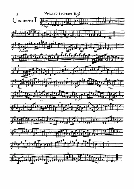 Violins II ripieno
