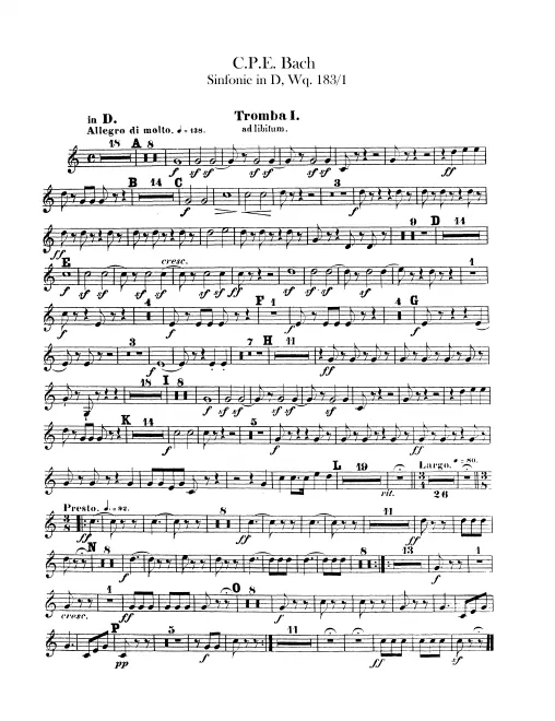 Trumpet 1, 2 (D) (ad lib.)