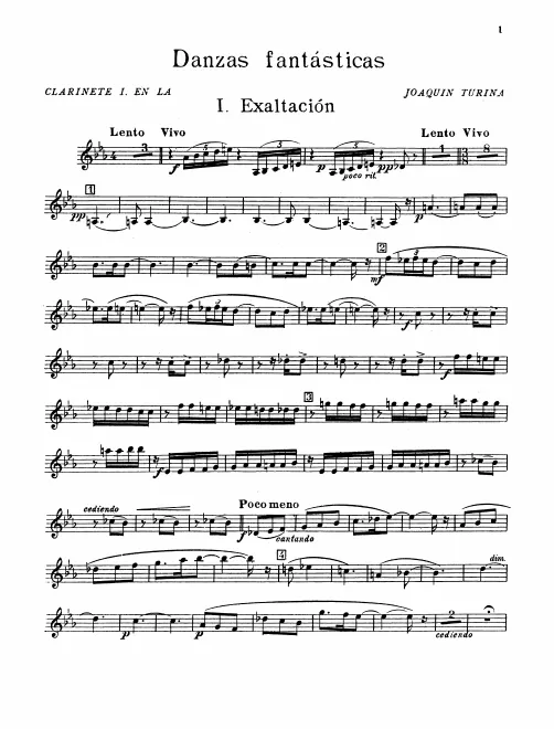Clarinet 1, 2, Bass Clarinet (B/A)