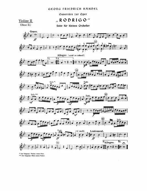 Violins II (Oboe 2)