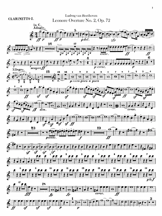 Clarinet 1, 2 (C)