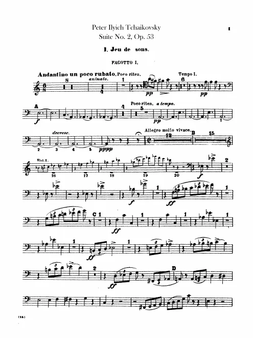 Bassoon 1, 2