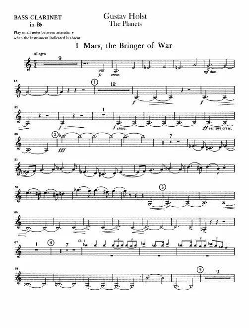 Bass Clarinet (B)