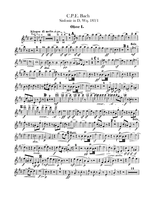 Oboe 1, 2