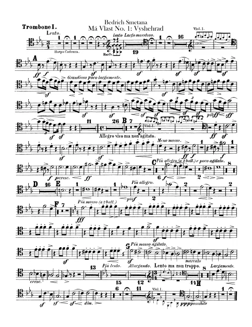Trombone 1, 2, 3, Tuba