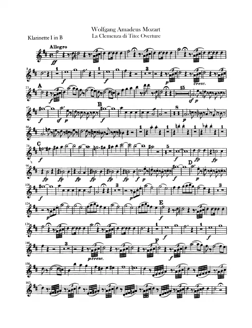 Clarinet 1, 2 (B)
