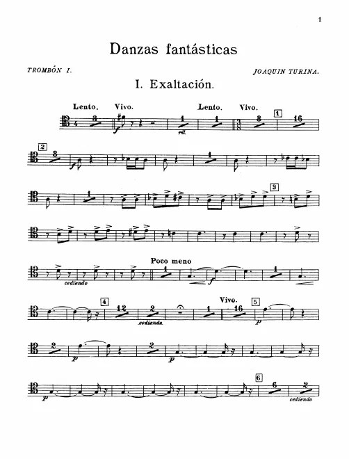 Trombone 1, 2, 3, Tuba