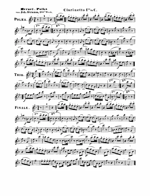 Clarinet 1, 2 (C)