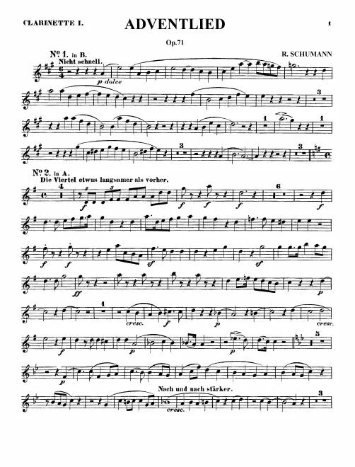 Clarinet 1, 2 (B)
