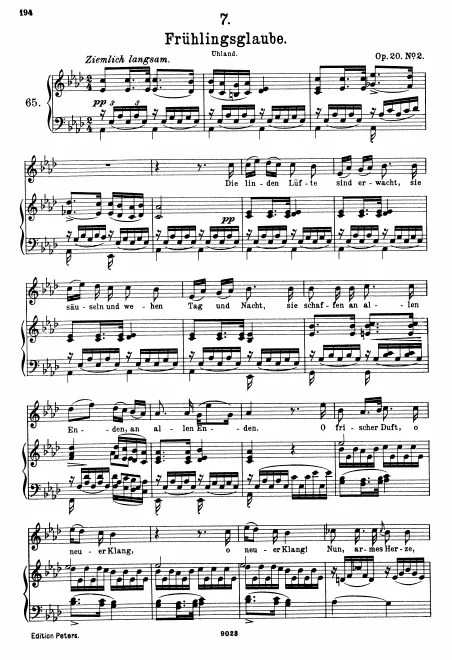 Complete Score (Original/High voice, )