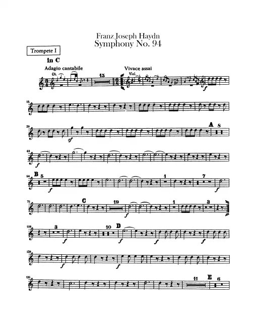Trumpet 1, 2 (C)