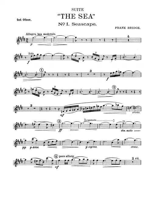Oboe 1, 2, English Horn