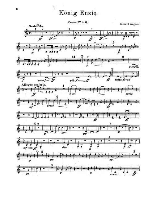 Horn 4 (E, G)