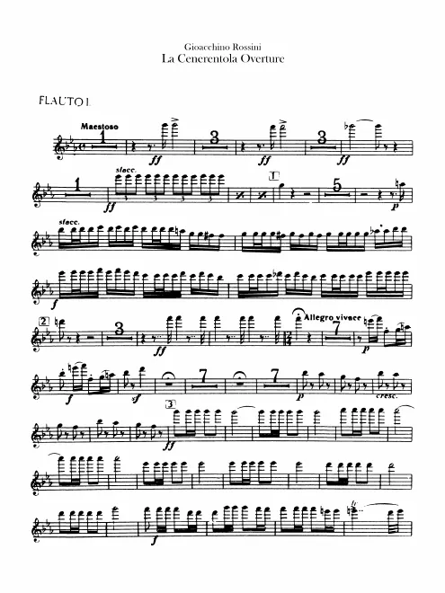 Flute 1, 2/Piccolo