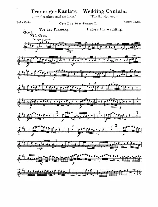 Oboe/Oboe d'amore 1, 2