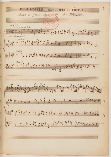 Complete Score (BnF Vm1-508)