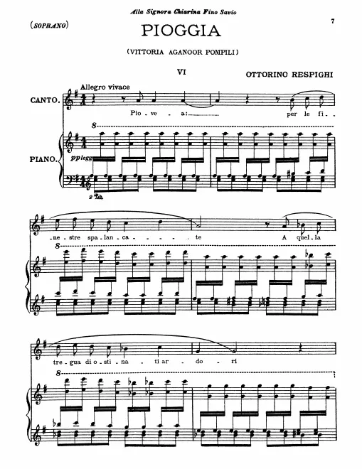 6. Pioggia (Soprano)