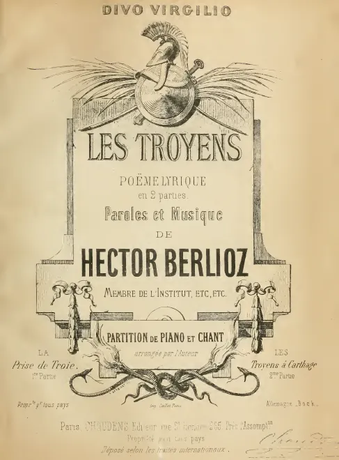 Prélude, Marche troyenne, Acts III, IV and V