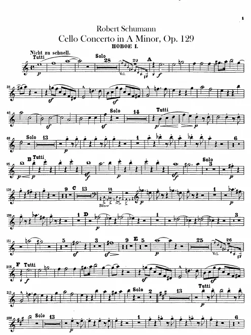 Oboe 1, 2