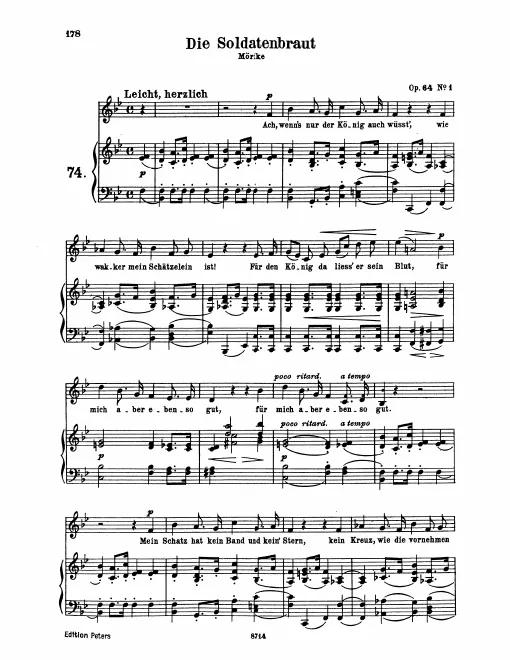 Complete Score (medium voice)