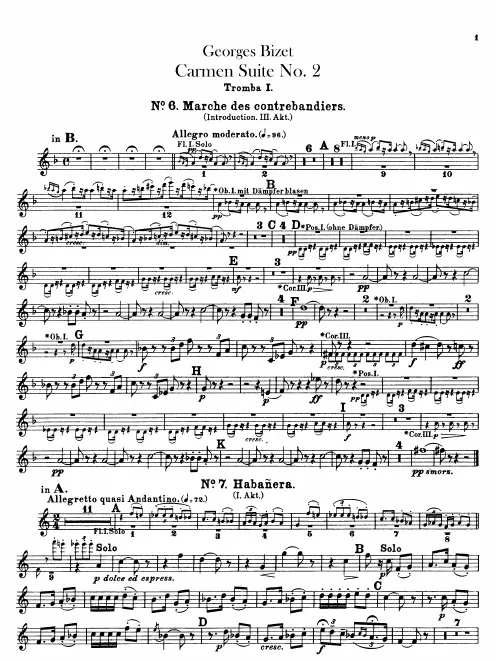 Trumpet 1, 2 (A, B)