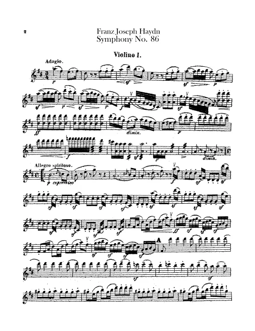 Violins I