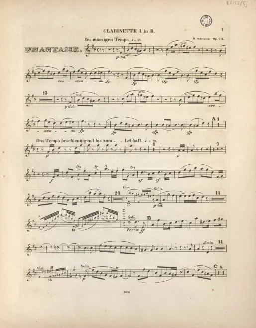 Clarinet 1, 2 (B)