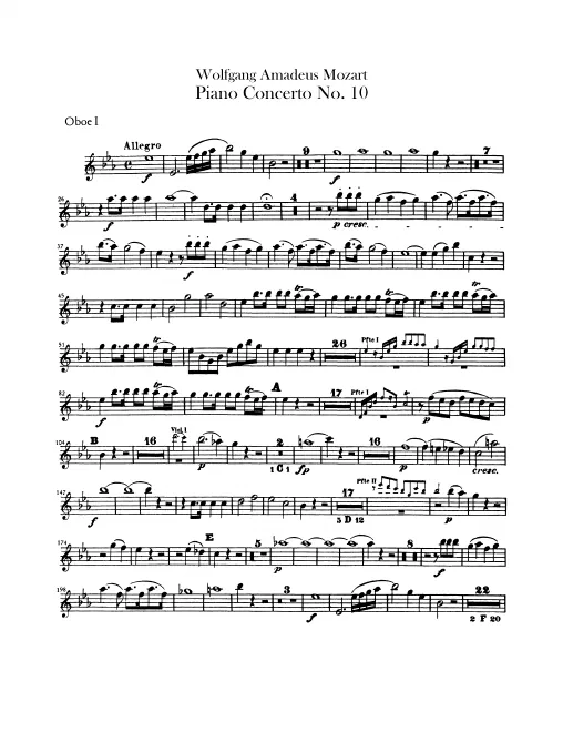 Oboe 1, 2