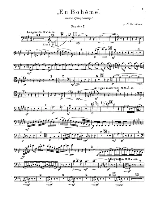 Bassoon 1, 2