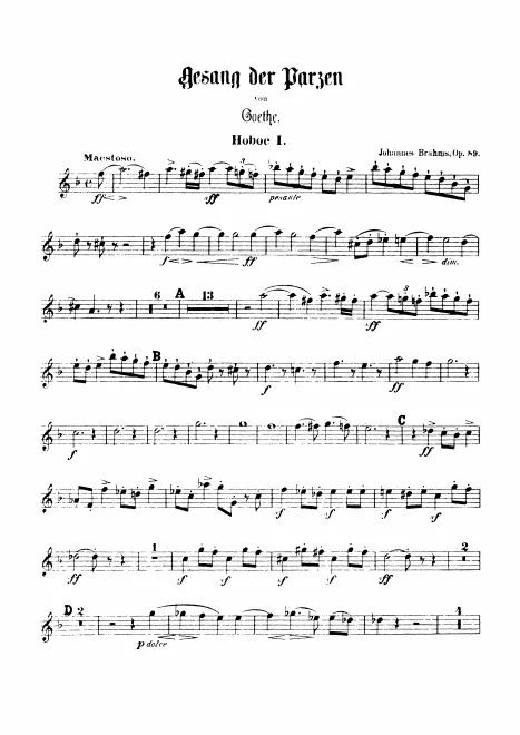 Oboe 1, 2