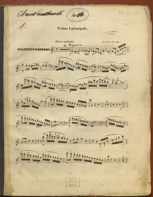 Solo: 2 Violins, Viola, Cello