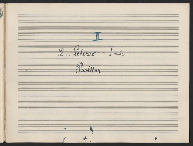 2. Complete Score, complete draft (Mus.Hs.41000/2)