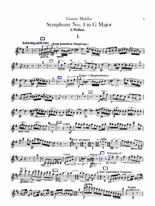 Violins I