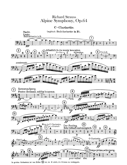Clarinet 3 (C)/Bass Clarinet (B)