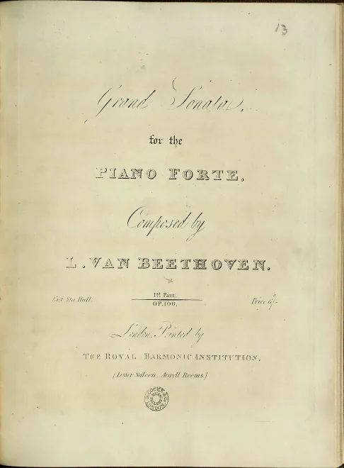 1. Allegro, 3. Adagio sostenuto and 2. Scherzo ("1st. part")