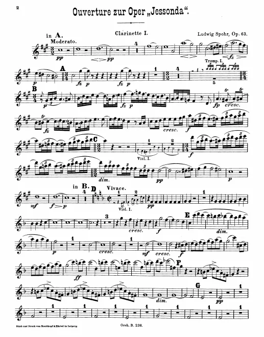 Clarinet 1, 2 (A/B)