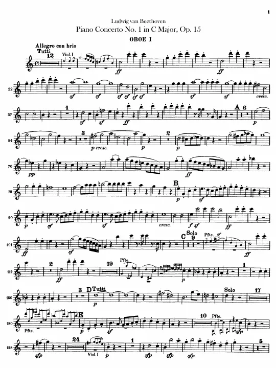 Oboe 1, 2