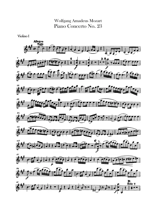 Violins I