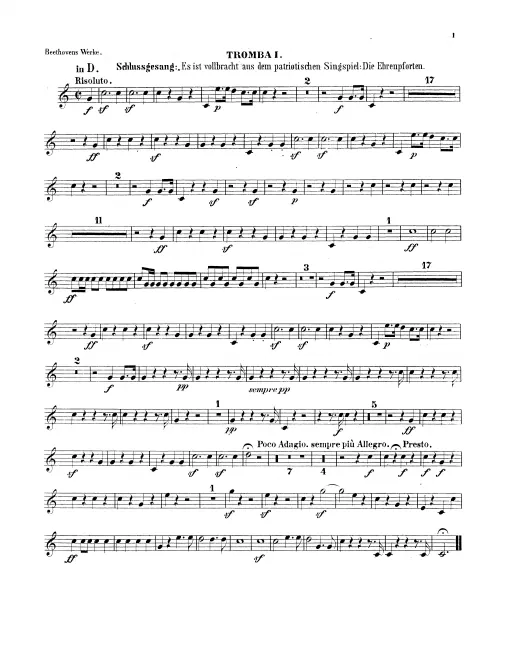 Trumpet 1, 2 (D)