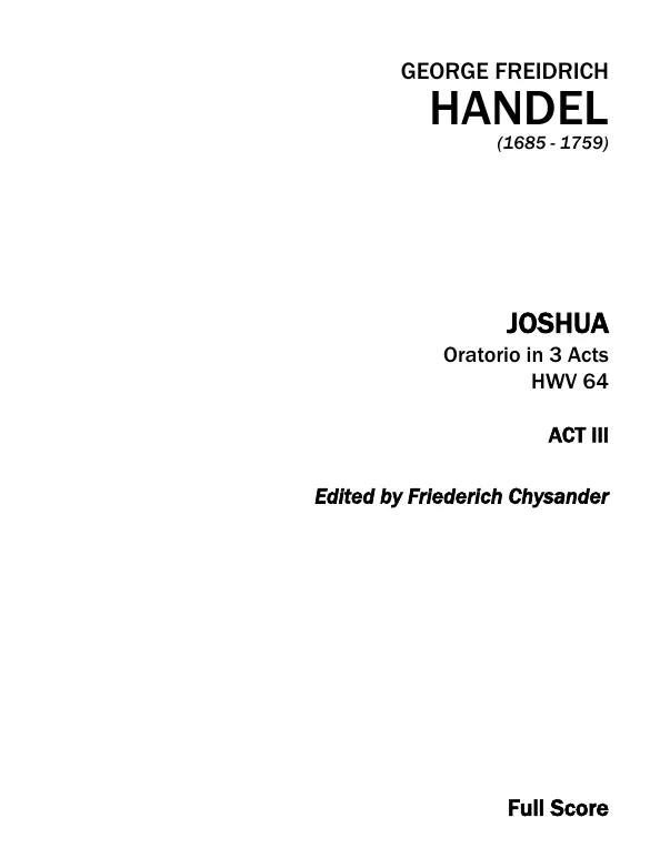 Complete Score (Act III)