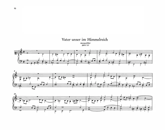 Vater unser im Himmelreich, BWV 737