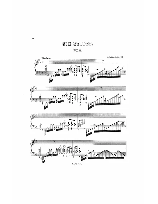 4. Etude in E♭ major